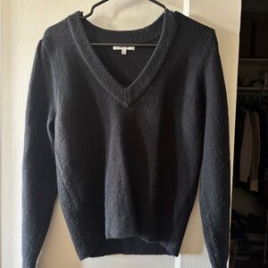 Madewell Black V-Neck Sweater
